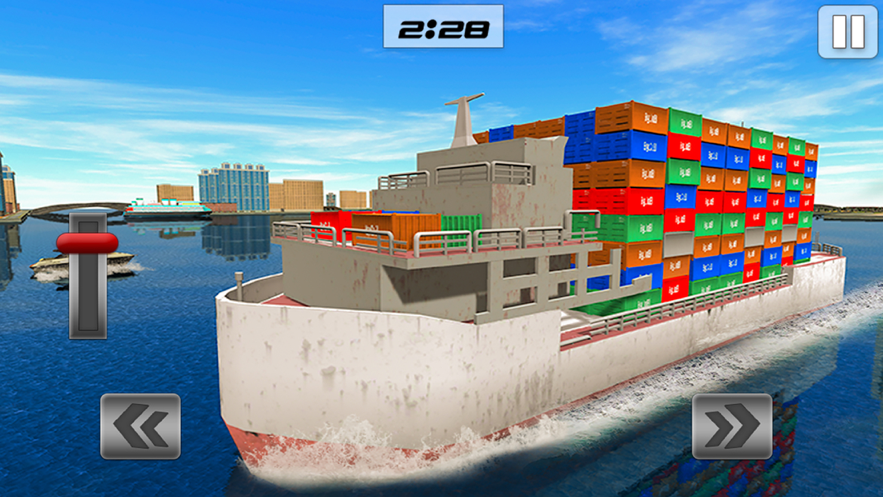 货运海港船模拟图0