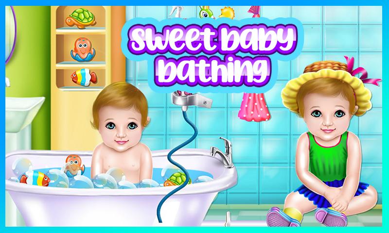 甜蜜的婴儿沐浴图1